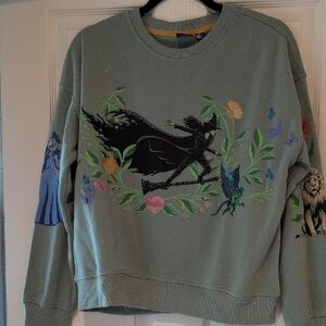WICKED!!!!! Green Graphic Sweatshirt